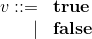 Syntax: value
