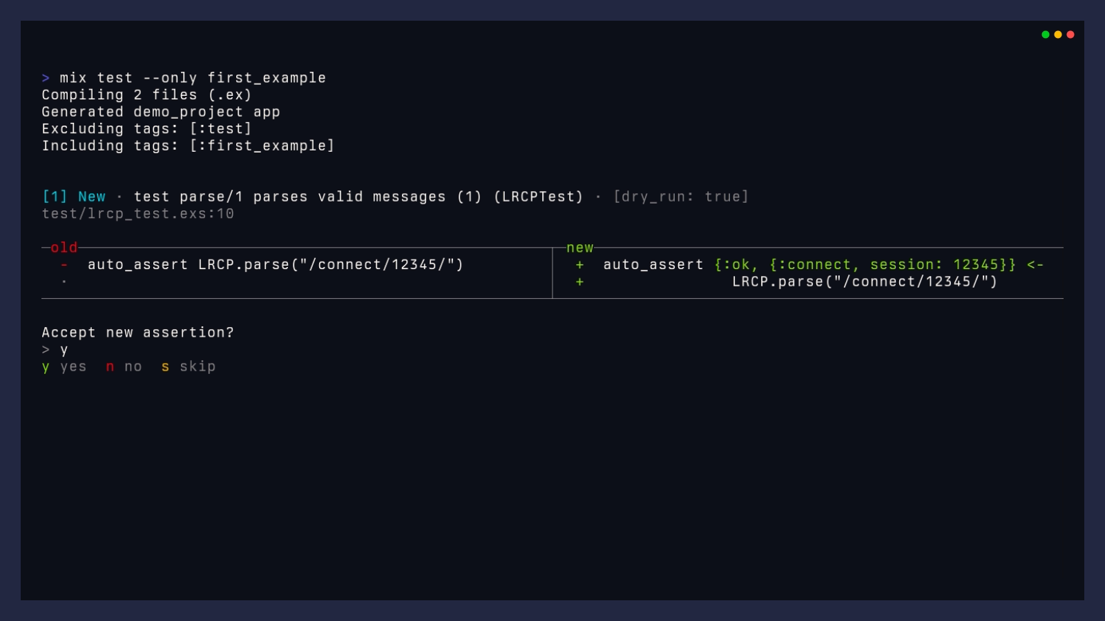 Screenshot of Mneme CLI