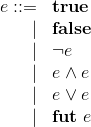Syntax: expression second version